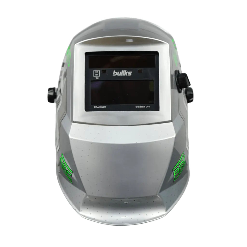 Careta de Soldar Automática SPARTAN 383 Silver Bot Visión Color HD DIN 9–13